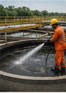 STP tank cleaning services by RIS Management